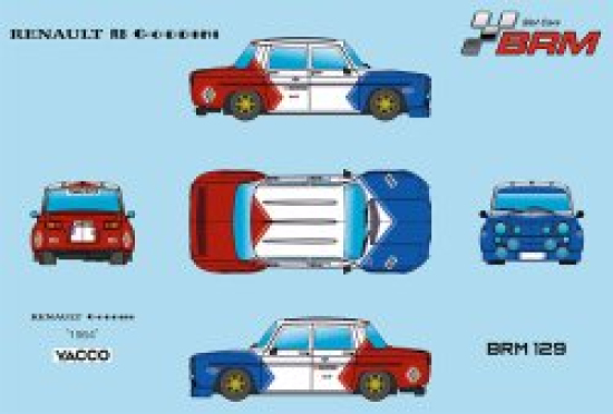 BRM 1/24  Renault R8 Gordini, Tricolore Edition